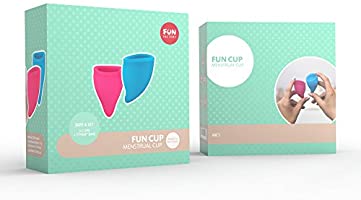 FUN FACTORY DOS COPAS MENSTRUALES (ROJO Y AZUL)