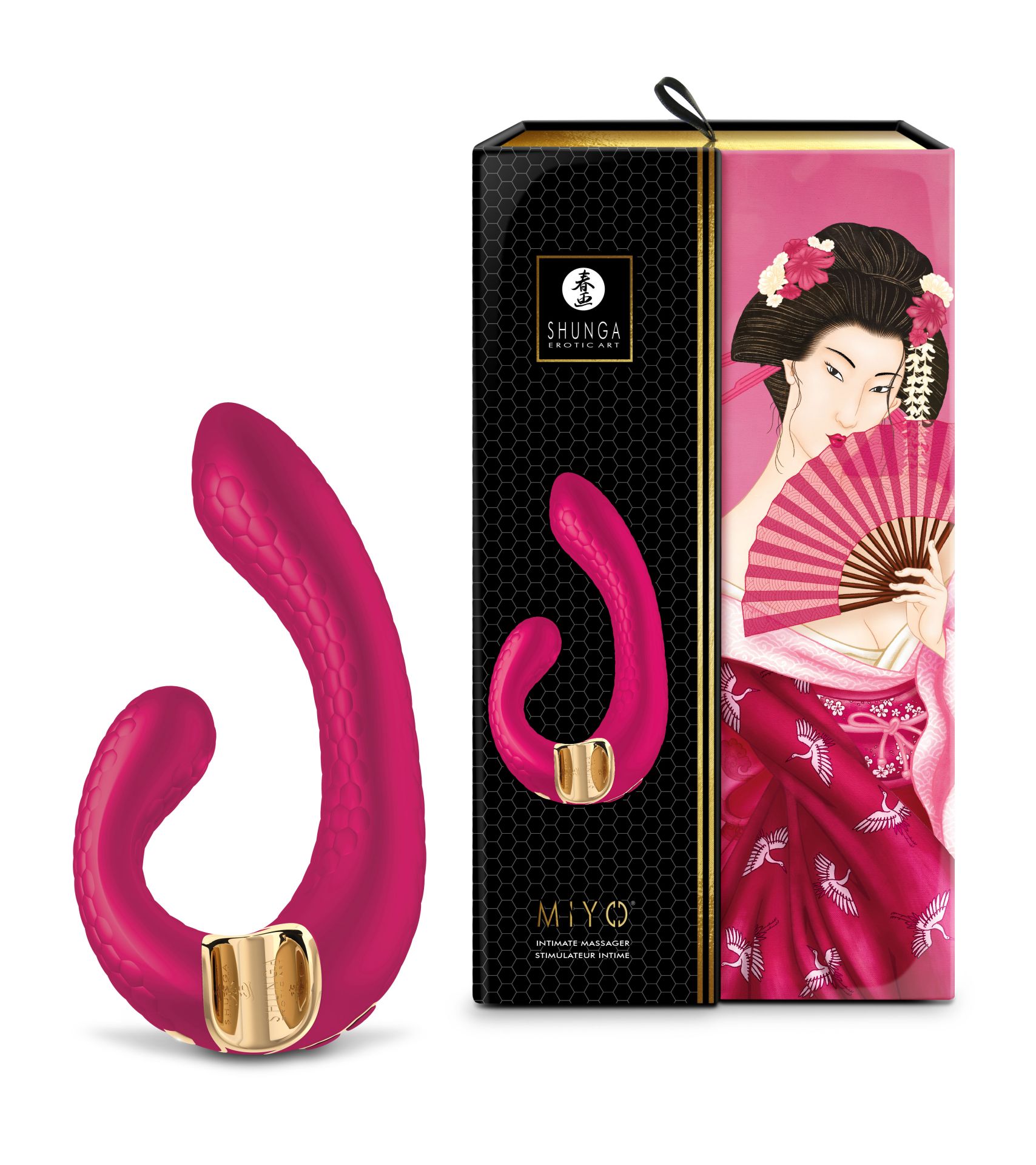 SHUNGA MIYO (ROSA Y DORADO)