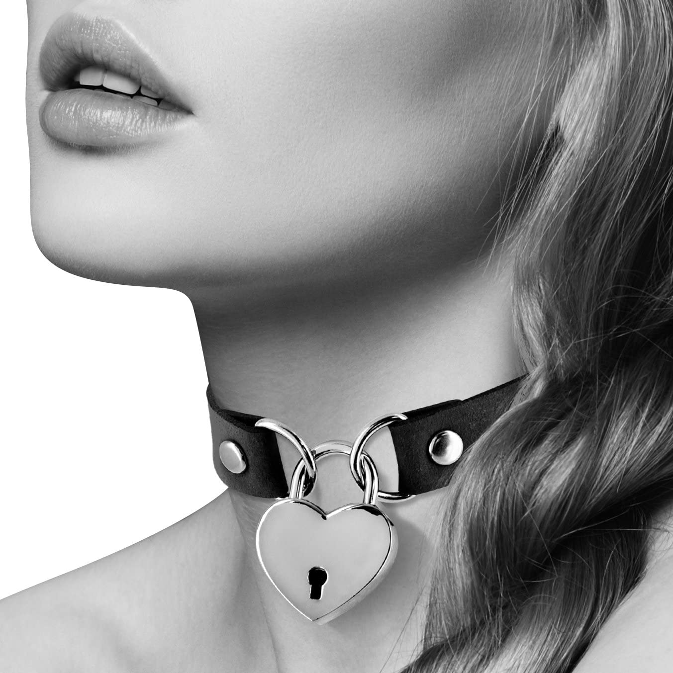 COLLAR DREAMLOVE BIJOUX POUR TOI CORAZN CANDADO (NEGRO)