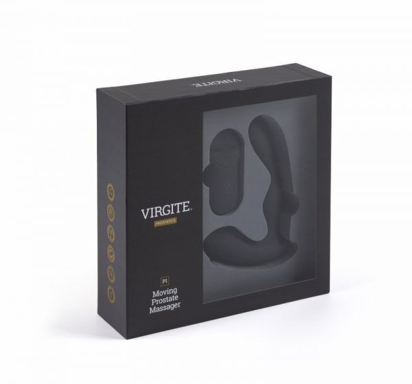 VIRGITE VIBRADOR PROSTATICO P1 CON MANDO (NEGRO)