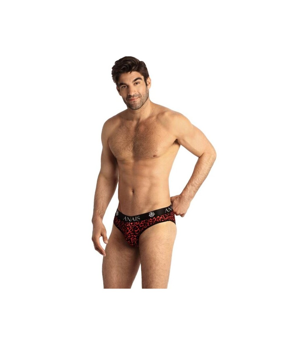 TRIBAL SLIP M LEOPARDO ROJO