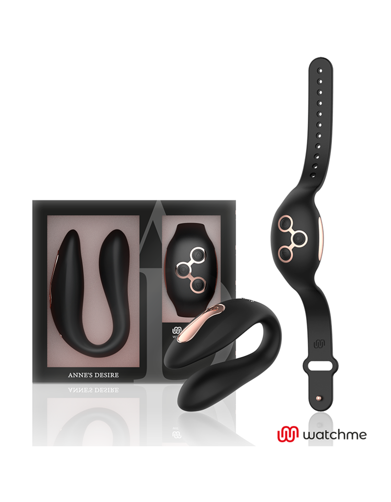 PINZA PAREJAS ANNES DESIRE WATCHME (NEGRO Y DORADO)