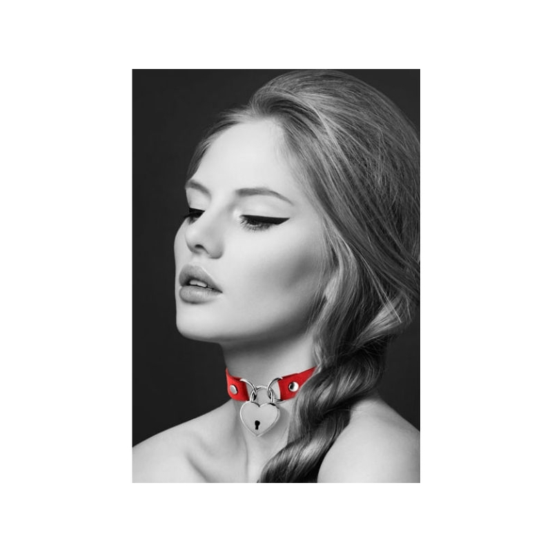 BIJOUX POUR TOI ARNES COLLAR CANDADO CORAZN (ROJO)