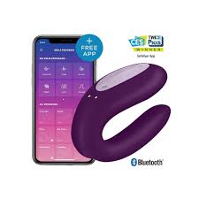 SATISFYER DOUBLE JOY APP (MORADO)