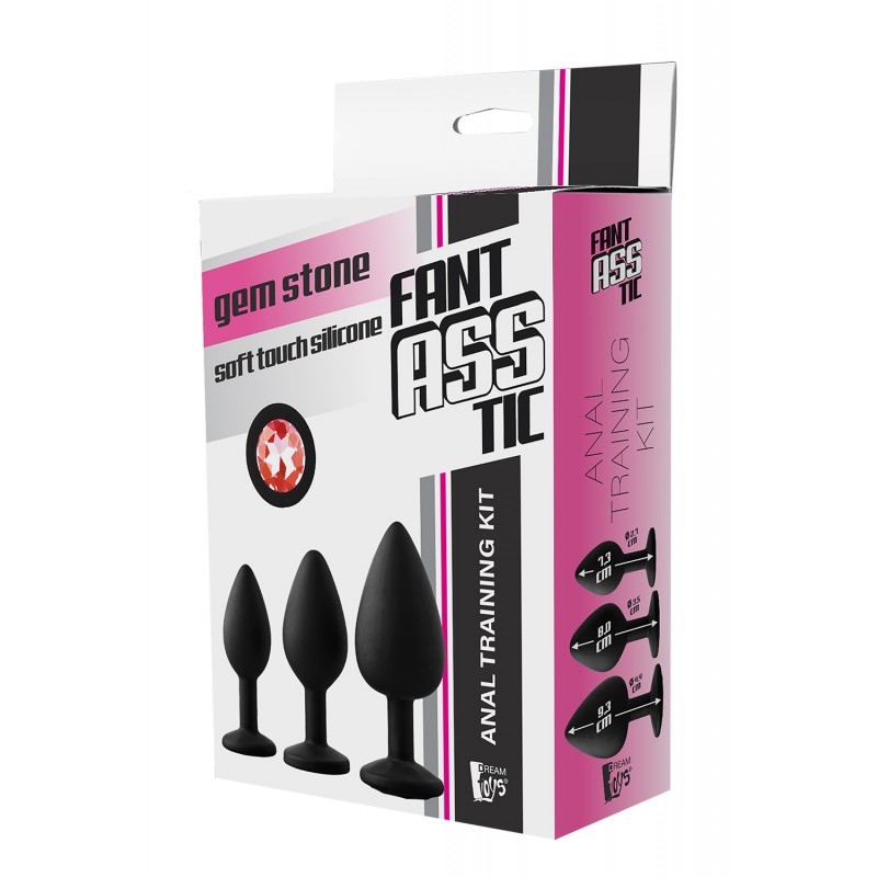 FANT ASS TIC ANAL TRAINING KITGEM STONE NEGRO Y ROSA