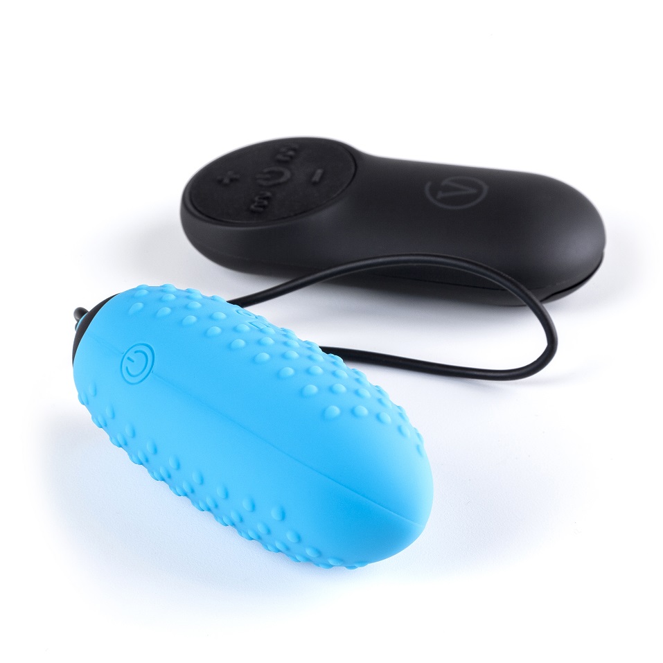 HUEVO VIBRADOR VIRGITE G4 (AZUL Y NEGRO)