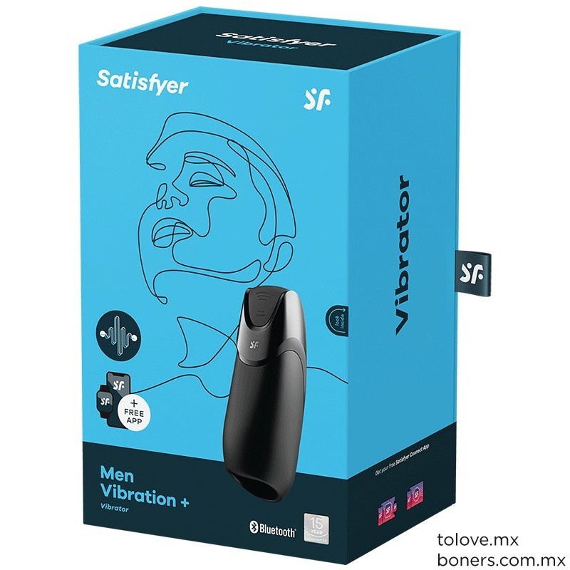 SATISFYER MEN VIBRATION+ APP NEGRO