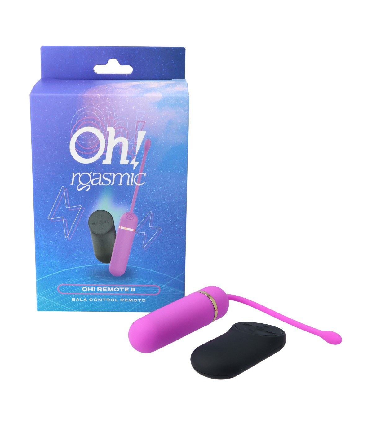BALA VIBRADORA OHRGASMIC OH! REMOTE II (MORADO)