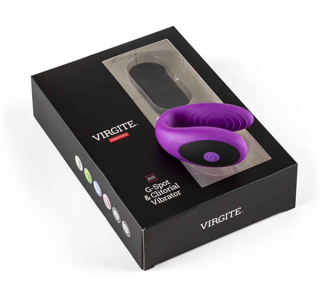 VIRGITE G-SPOT & CLITORIAL VIBE E12 (MORADO)
