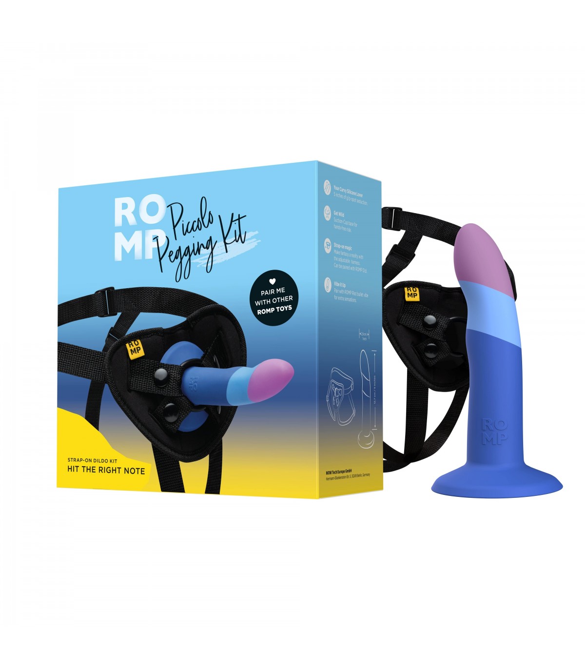 ROMP PICCOLO PEGGING KIT NEGRO Y MULTICOLOR
