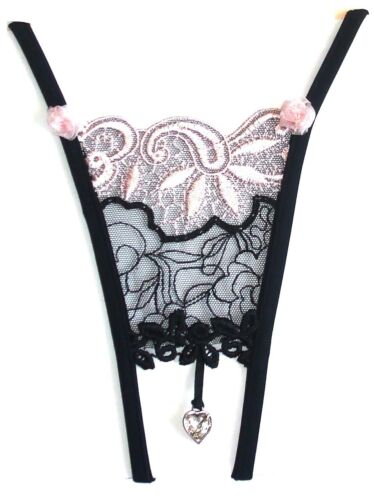 LUNA LOLA TANGA (S, NEGRO Y ROSA)