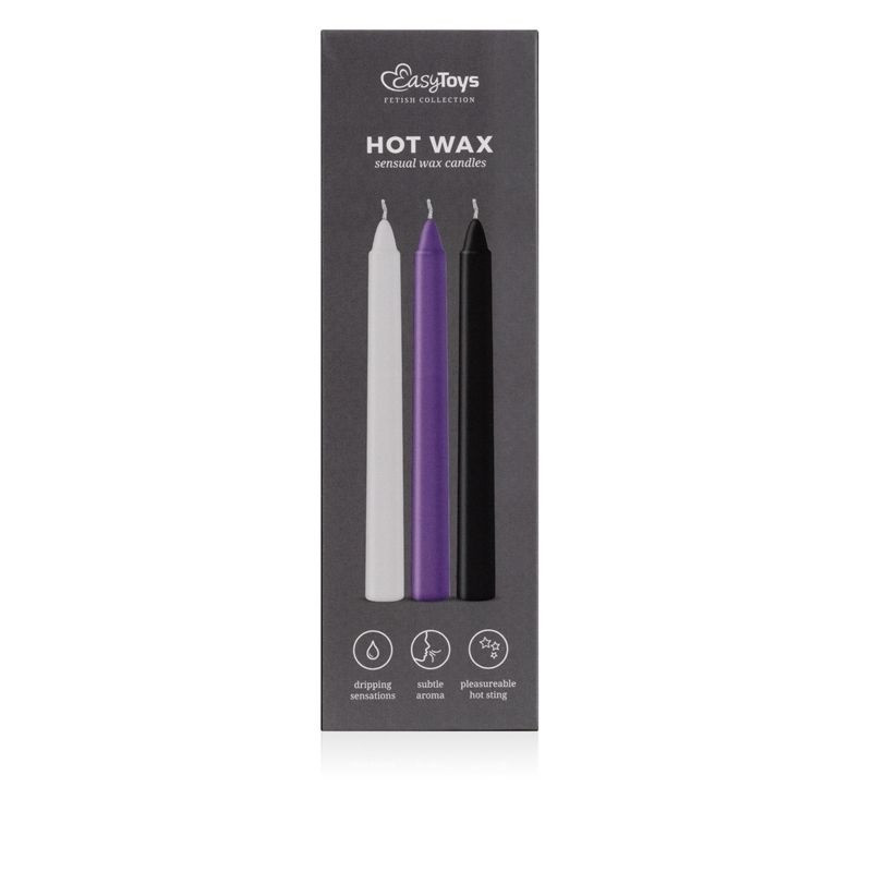 3PC VELAS HOT WAX TRICOLOR