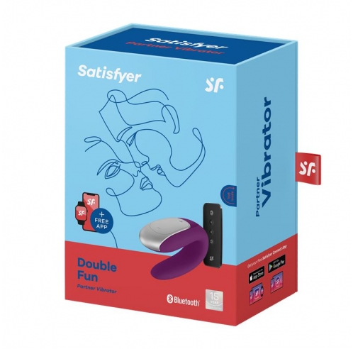 SATISFYER DOUBLE FUN (MORADO)